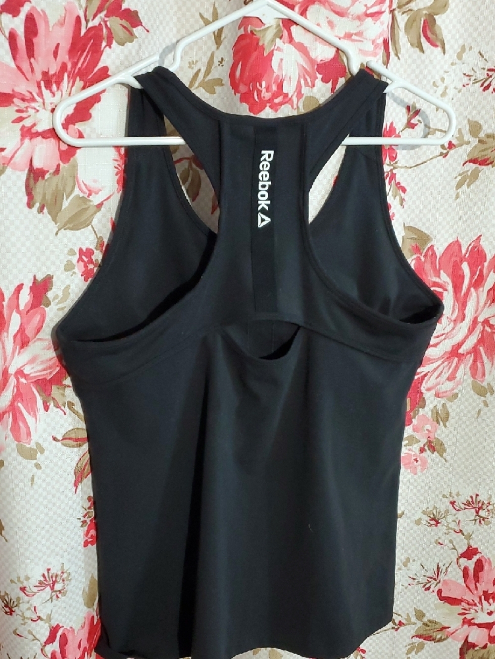 Reebok Black Racerback Performance Tank Top XL - Picture 5 of 5